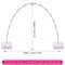 Eggracks By Global Phoenix Balloon Arch Stand Kit Adjustable Background Balloon Frame Stand Set